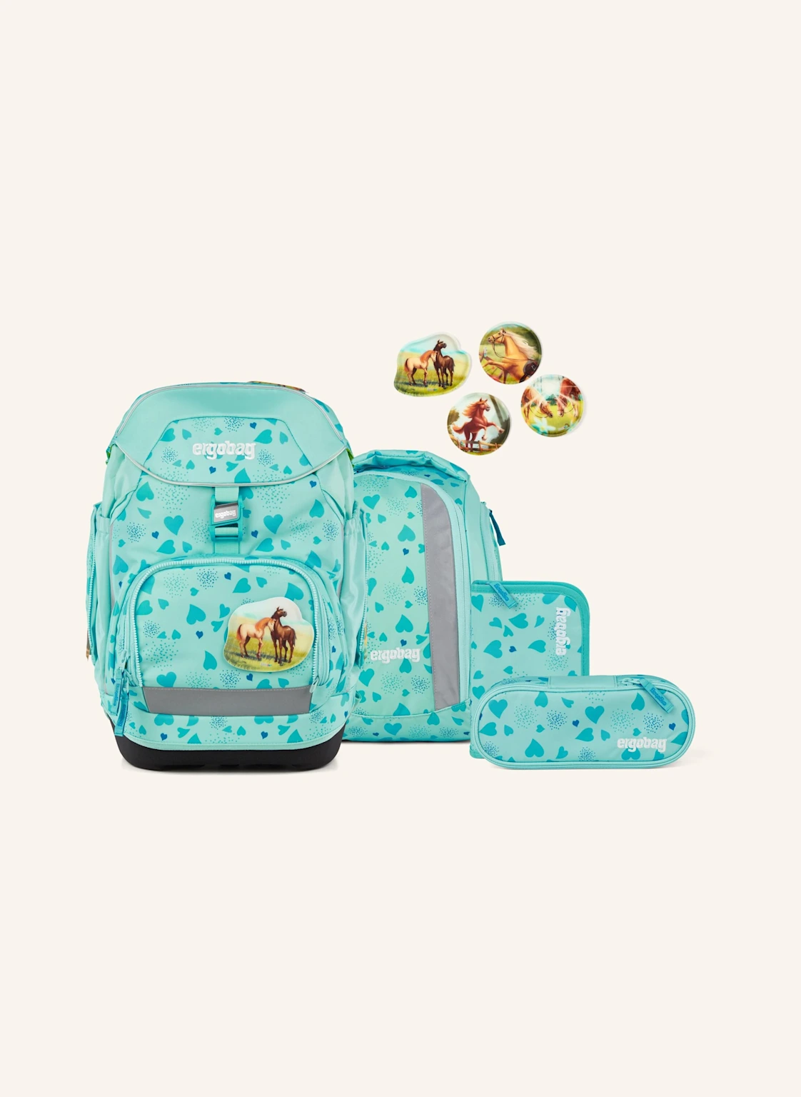 ergobag Schulranzen-Set PACK SET