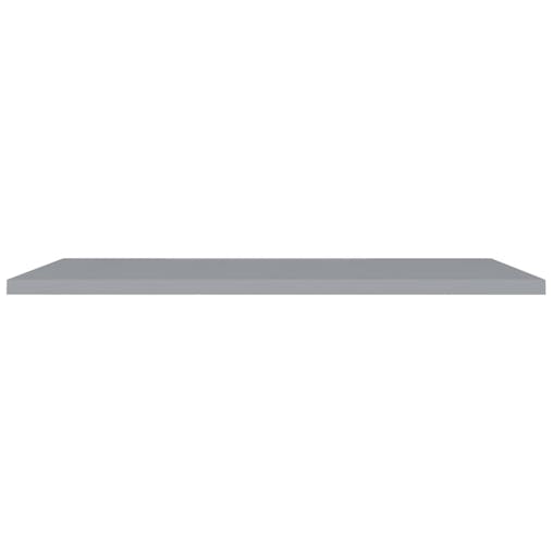 NNEVL Floating Wall Shelves 2 pcs Grey 120x23.5x3.8 cm MDF
