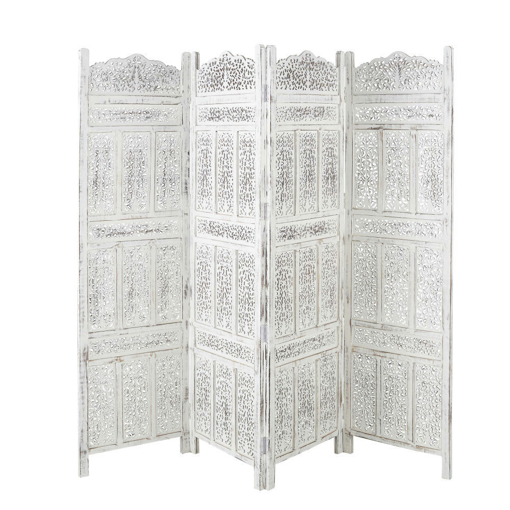 NAZCA - Paravent blanchi