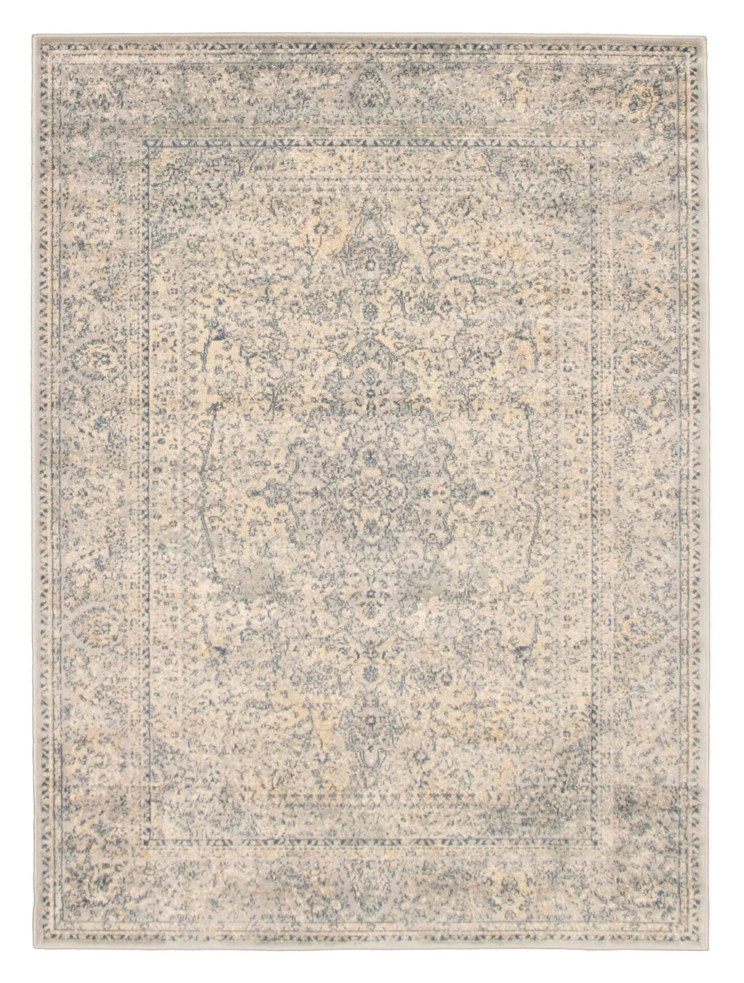 ECARPET Zoey Indoor Area Rug/Runner, Ivory, Assorted Sizes