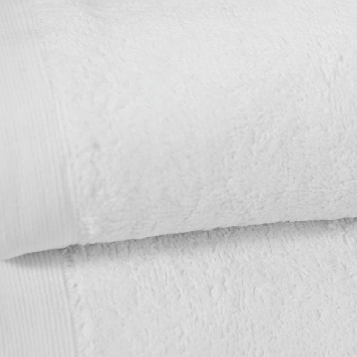STUDIO - Lot de 2 draps de bain 500 gr/m²  blanc 70x130 cm