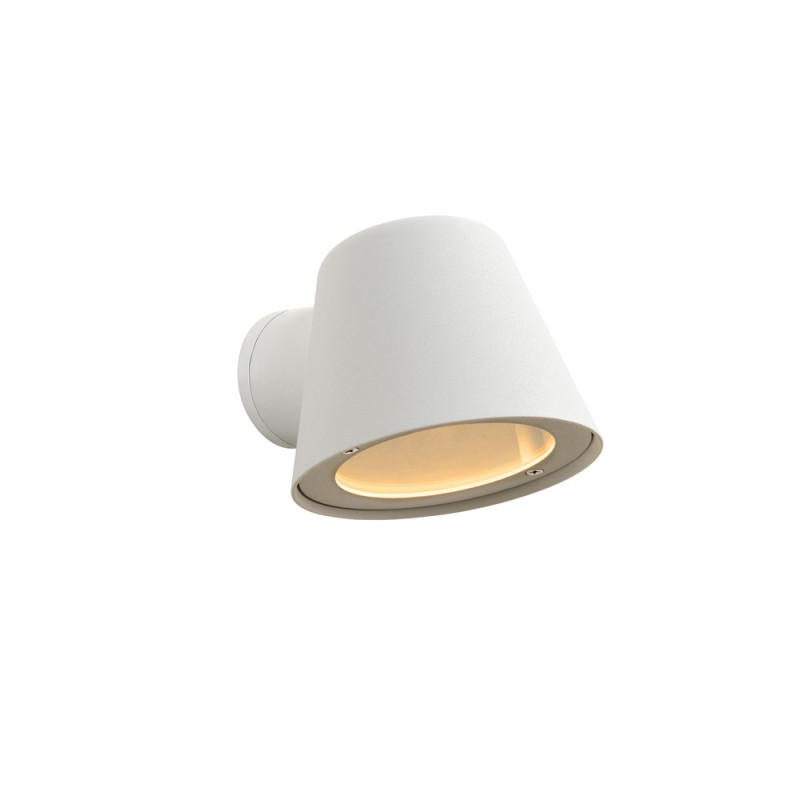 Applique extérieure LED Dingo blanche dimmable GU10 5 W LUCIDE