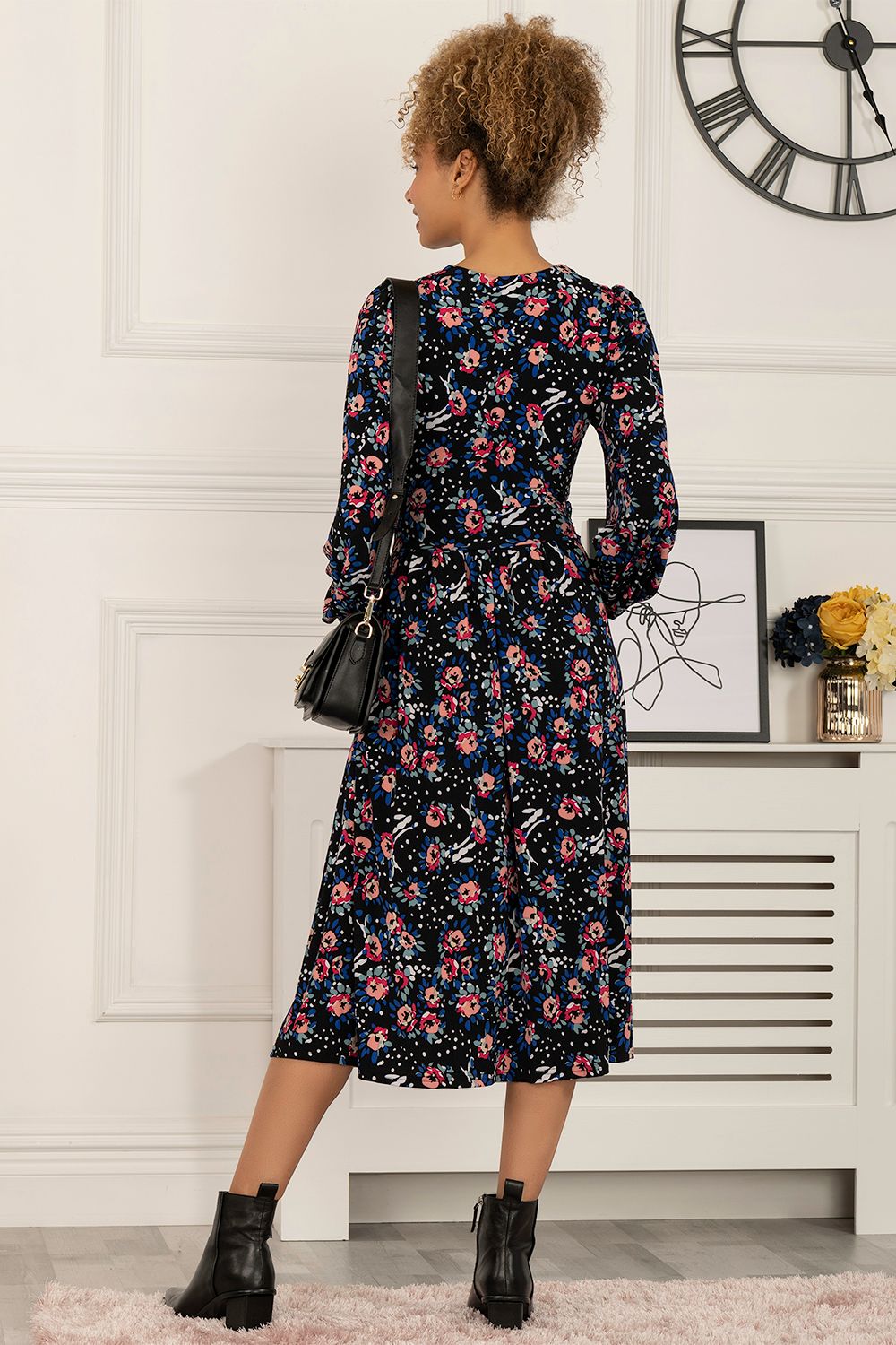 Jolie Moi Libby Long Sleeved Jersey Dress