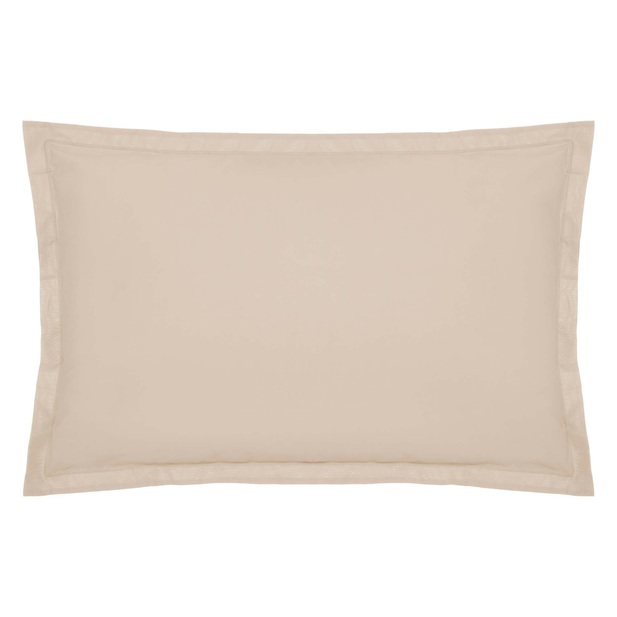 Capa bege para almofada 50x70cm