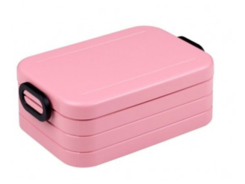 Pojemnik na żywność lunch box Bento Nordic 0,9 l różowy