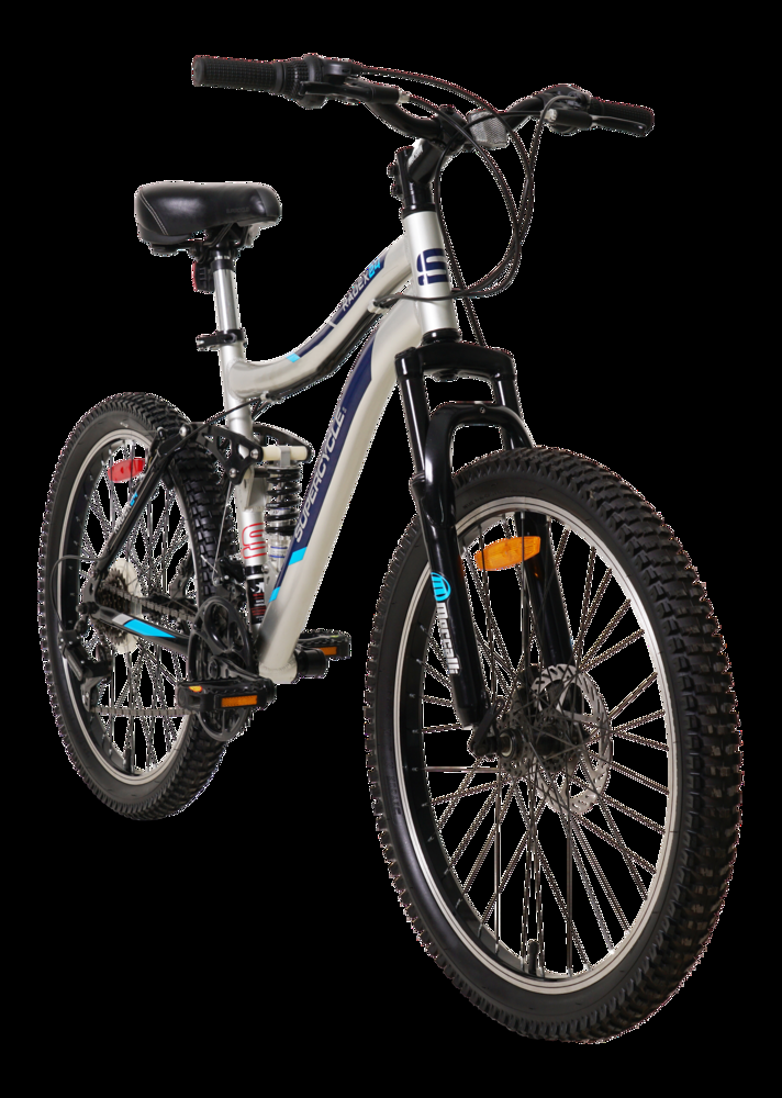 Supercycle Radex Adult Bike, 21-Speed, 24-in, Adult/Youth Bike, Black
