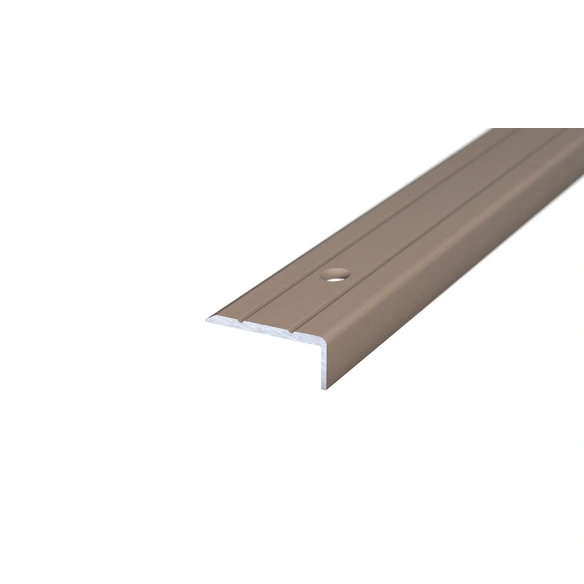 Winkelprofil, BxL: 24,5 x 2700 mm, Höhe: 10 mm, edelstahlfarben