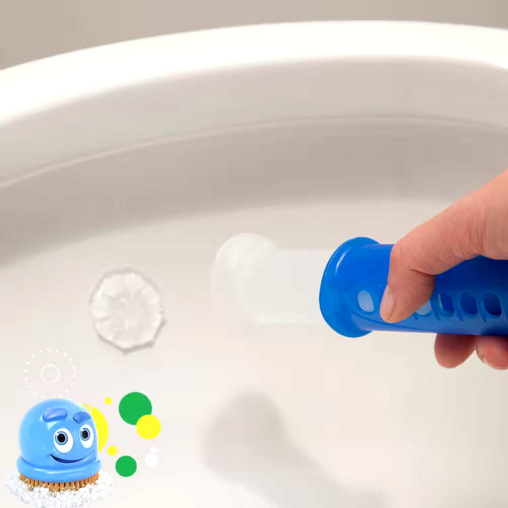 Scrubbing Bubbles Toilet Cleaning Gel, Septic System Safe, 6 Gel Discs