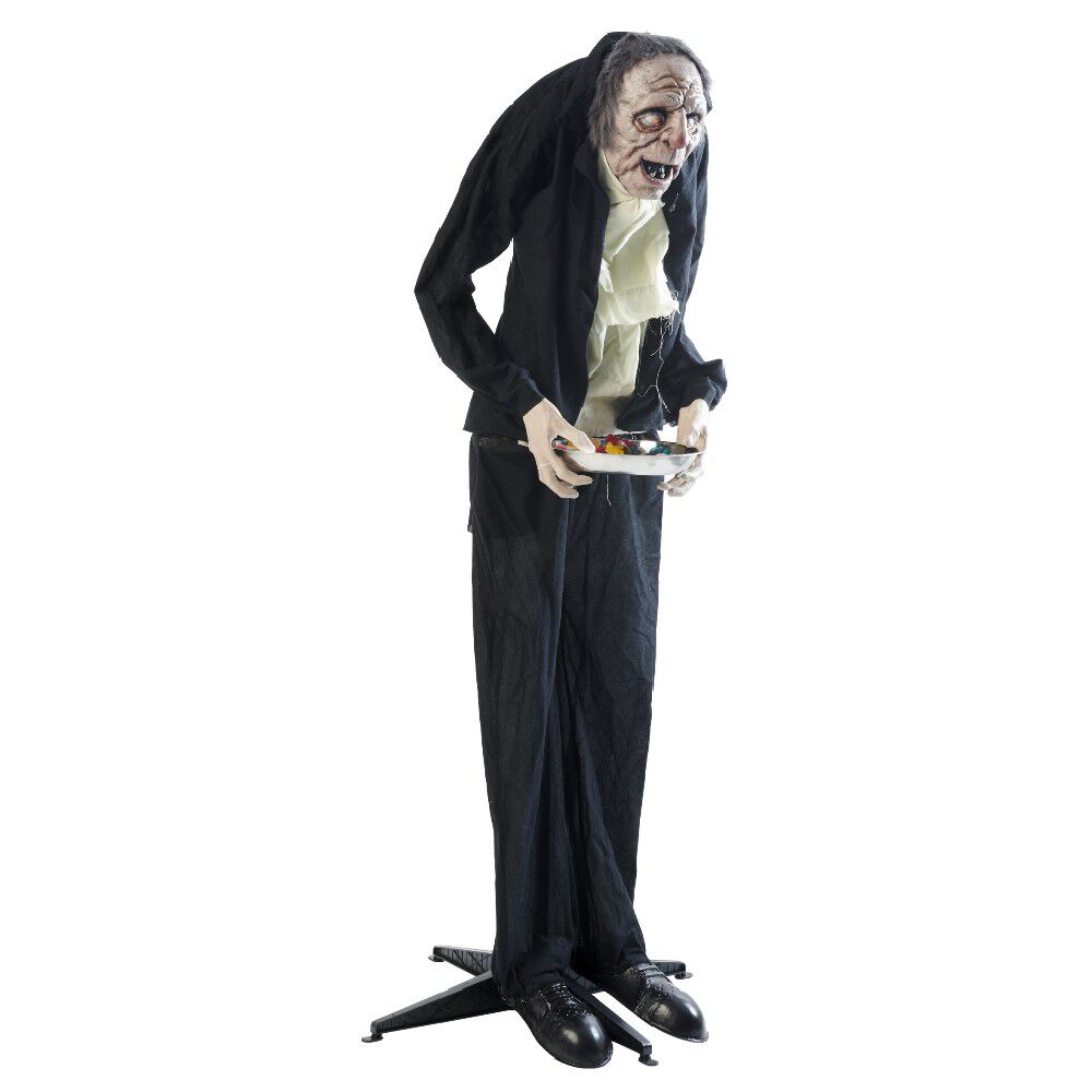 Vieil homme animé et sonore Halloween H153 cm