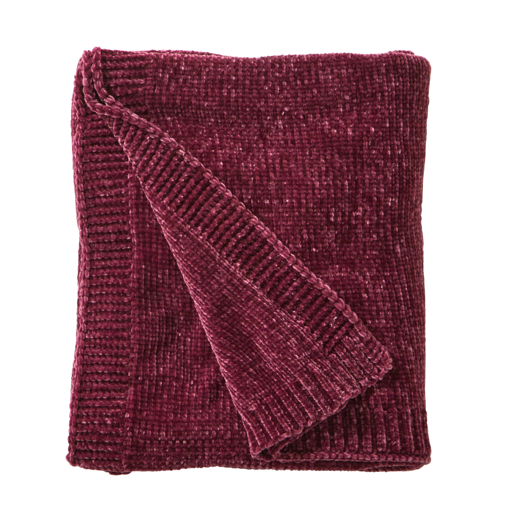 Plaid chenille