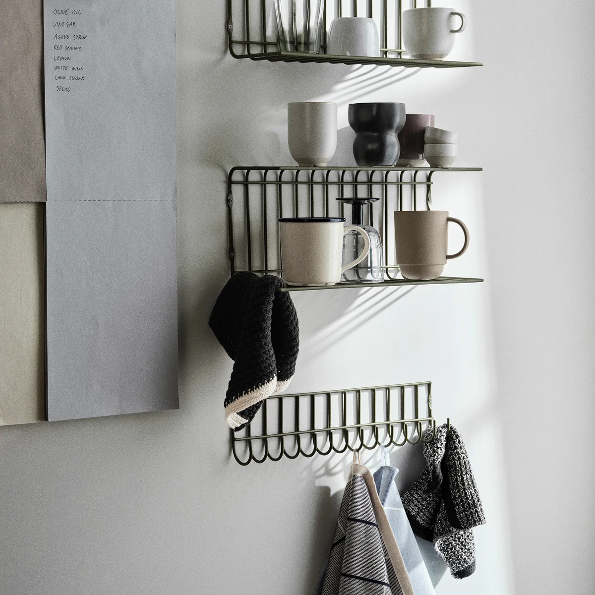 Broste Copenhagen - Maggie Wandregal, army green