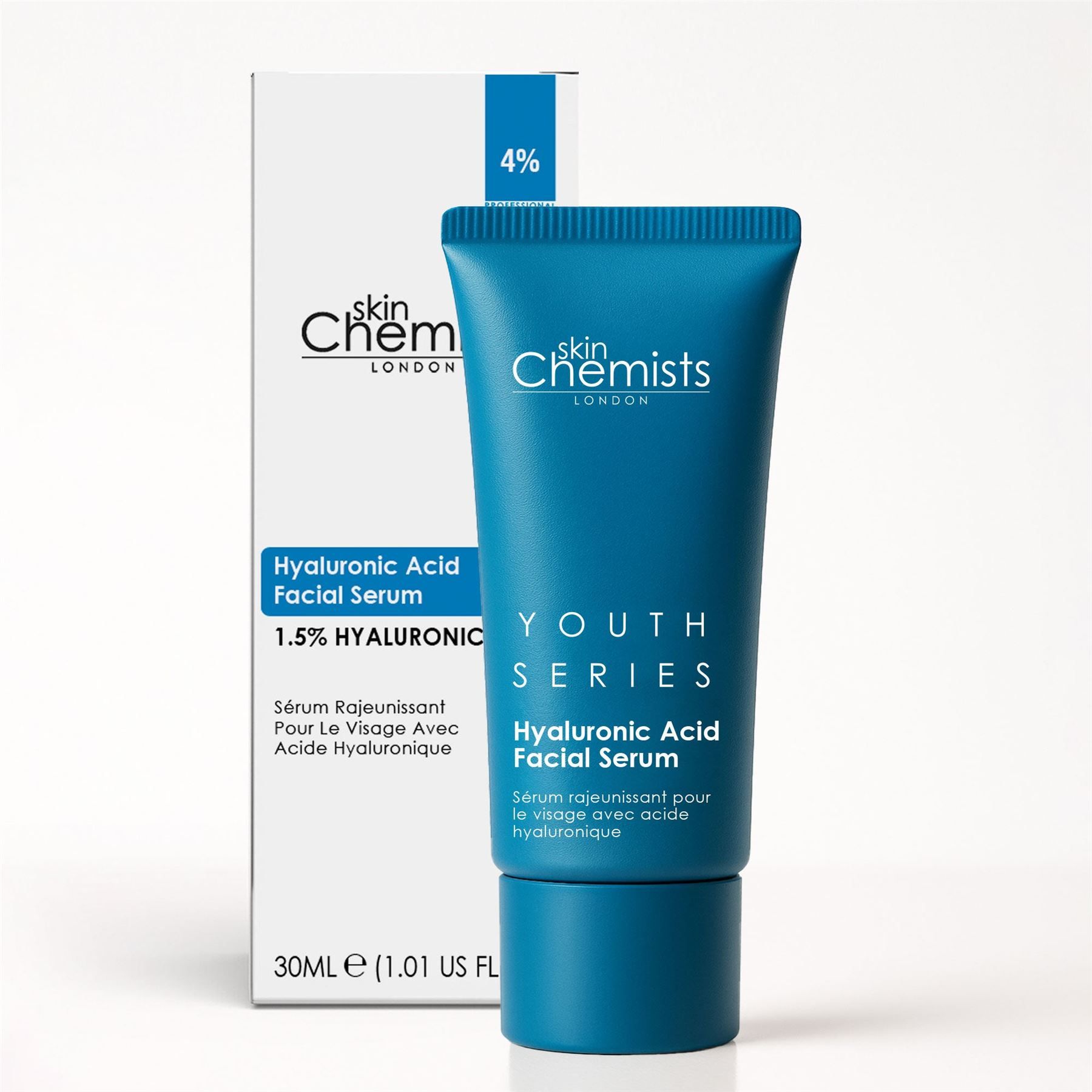 skinChemists Anti-Ageing Hyaluronic Acid Advanced Facial Serum 30ml for Plumping and Moisturising