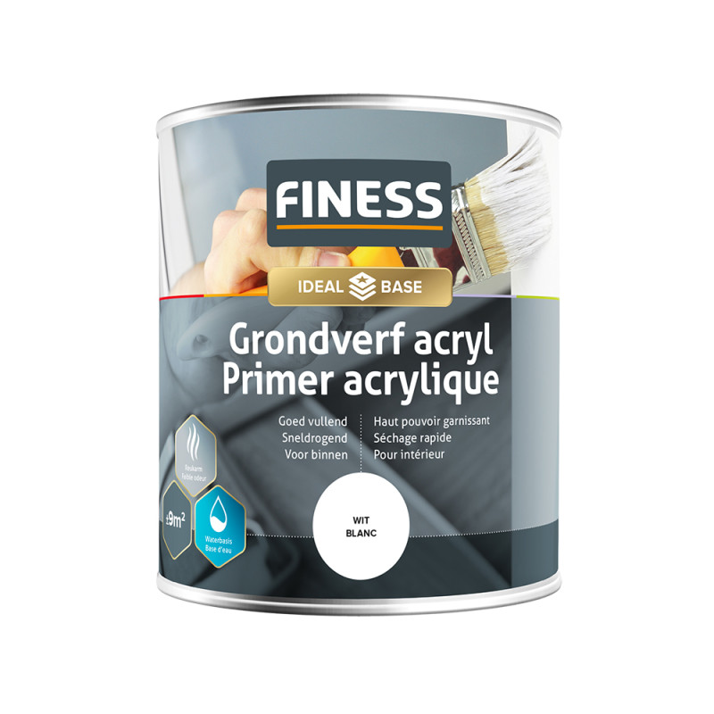 Primer acrylique blanc 0,75 L FINESS