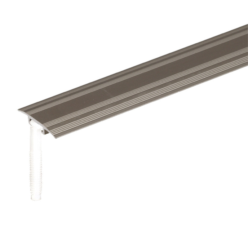 Barre de seuil avec fixation masquée en aluminium inox 32 x 1,5 mm 0,9 m ALBERTS