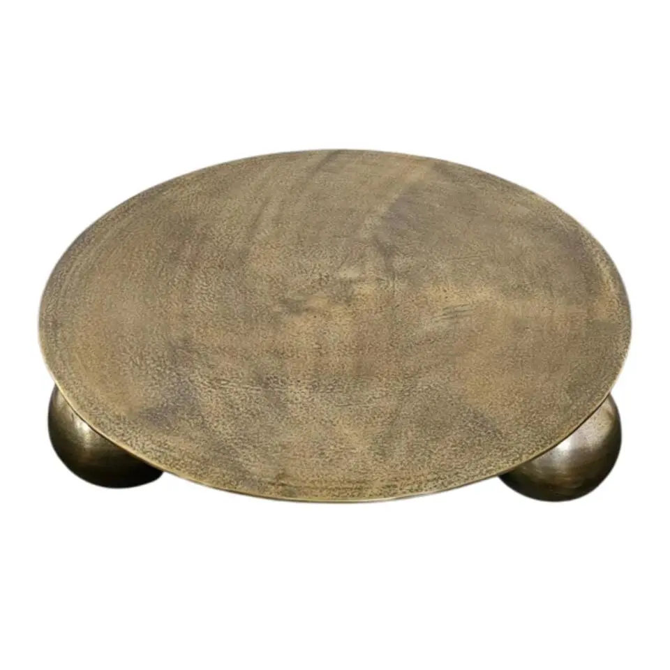 Starfurn - Salontafel Ziva - Goud - 90x90x23 cm