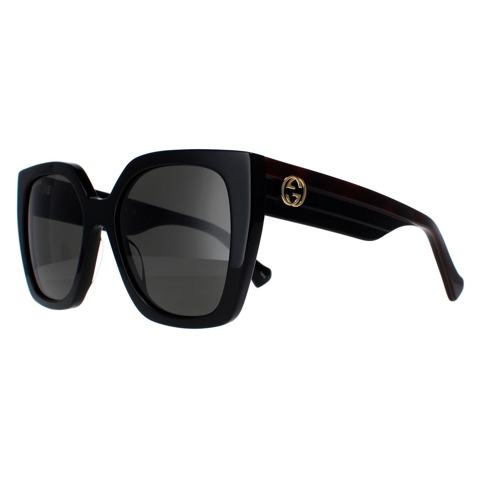Gucci Square Havana Black Grey GG1300S