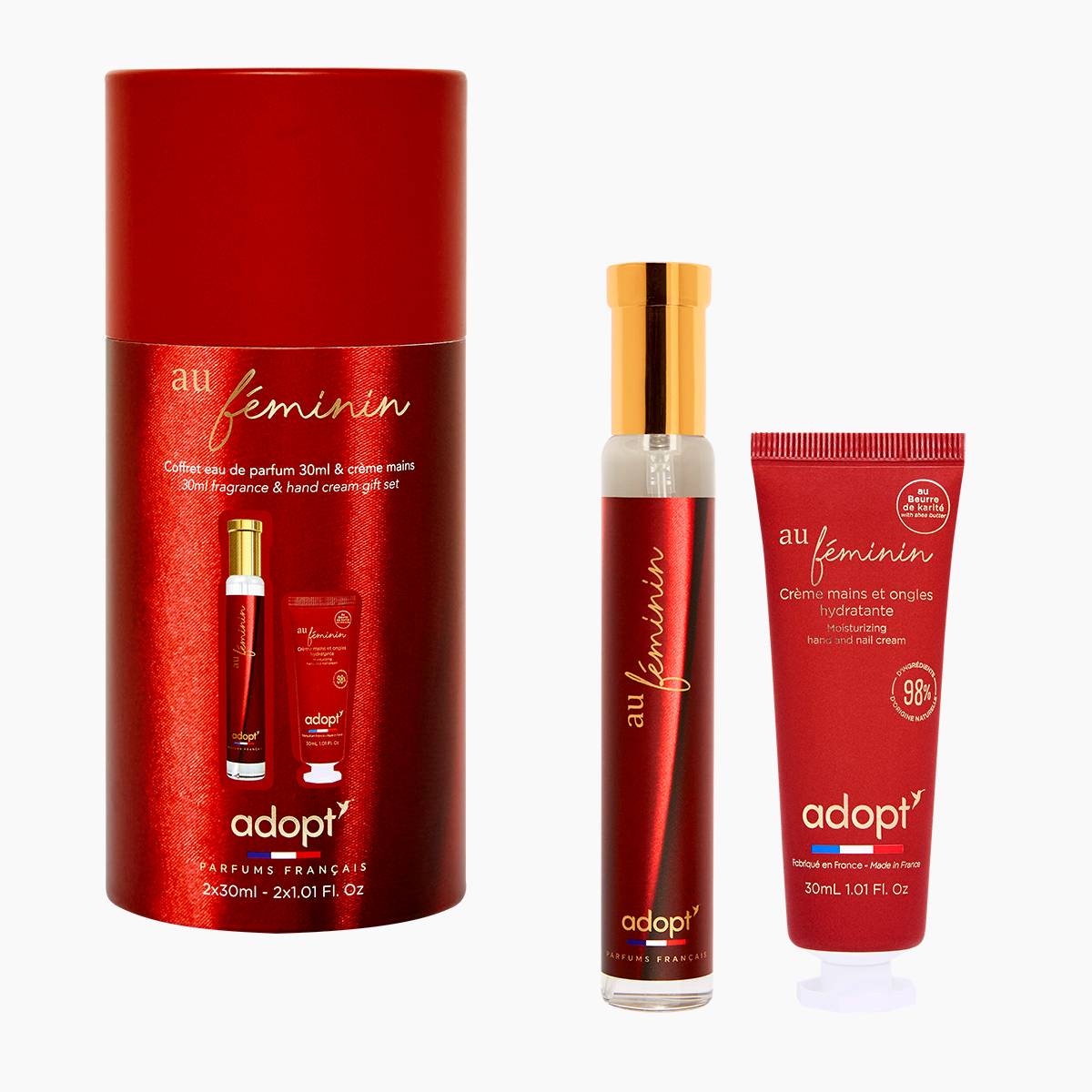 Au FémininCoffret eau de parfum 30 ml   creme mains 30 ml