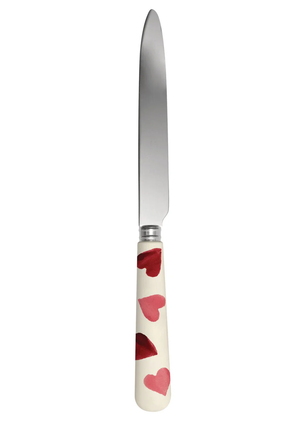 Pink Hearts Set Of 4 Knives
