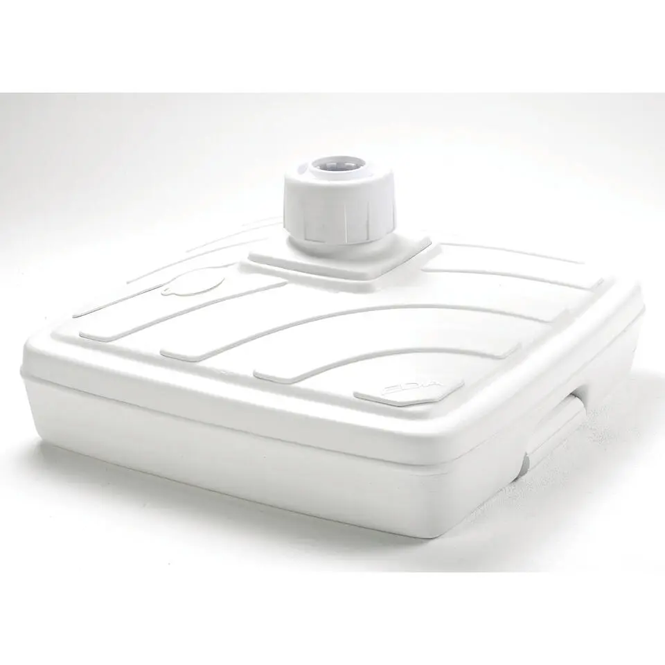EDA Parasolvoet - vierkant - wit - 57 x 57 cm - 40 liter