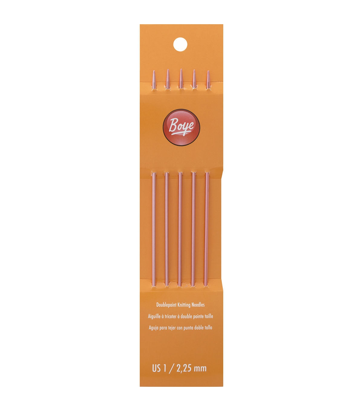 Boye 7 Double Point Aluminum Knitting Needle Set