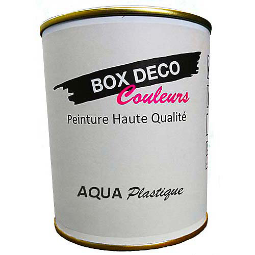 Gris Givré Peinture meuble plastique aspect satin Aqua Plastique Gris Givre - 750 ml