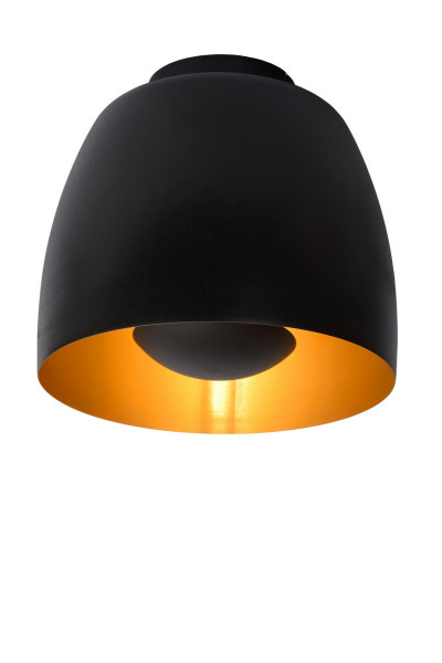 Lampa sufitowa czarna NOLAN 1xE27x40W wym: 21,7x24x24 cm Lucide