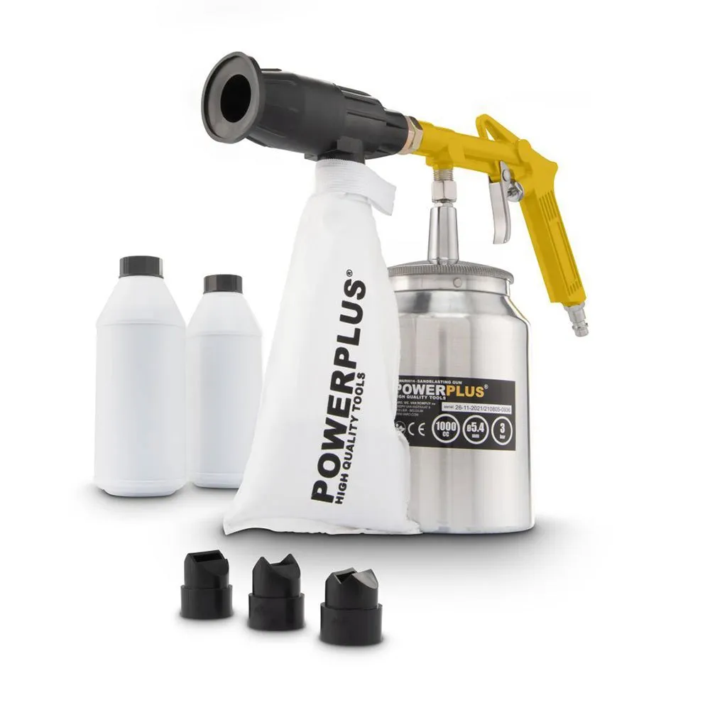 Powerplus Pneumatic 170L/min Sandblasting Gun 1000ml
