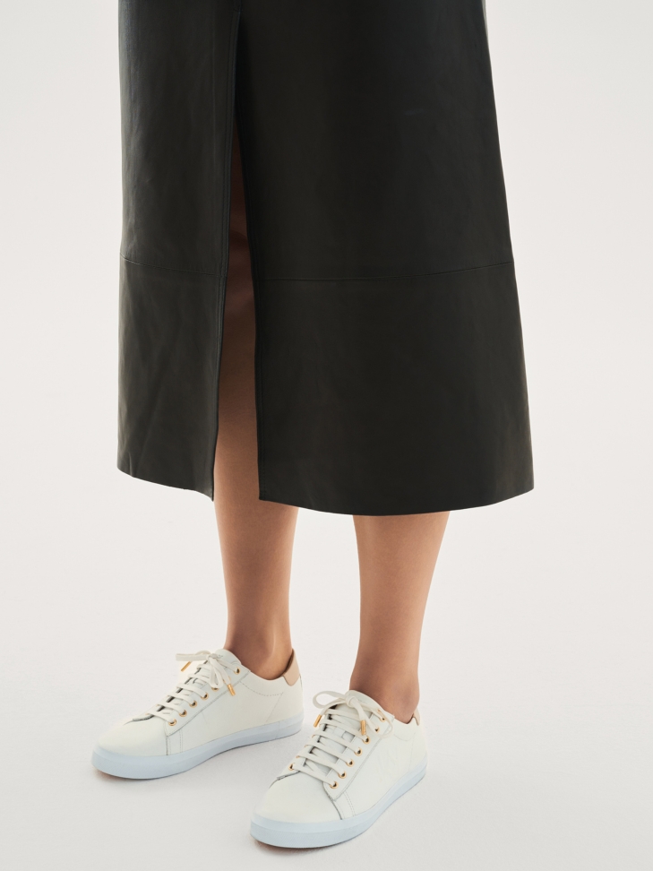 Ladies white sneakers