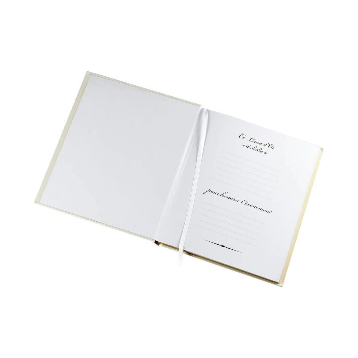 BOSTON - Livre d'or Boston doré 80 pages blanches