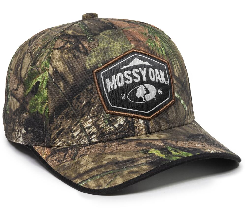 Mossy Oak Hunting Baseball Cap with Adjustable Closure, Mossy Oak Camo