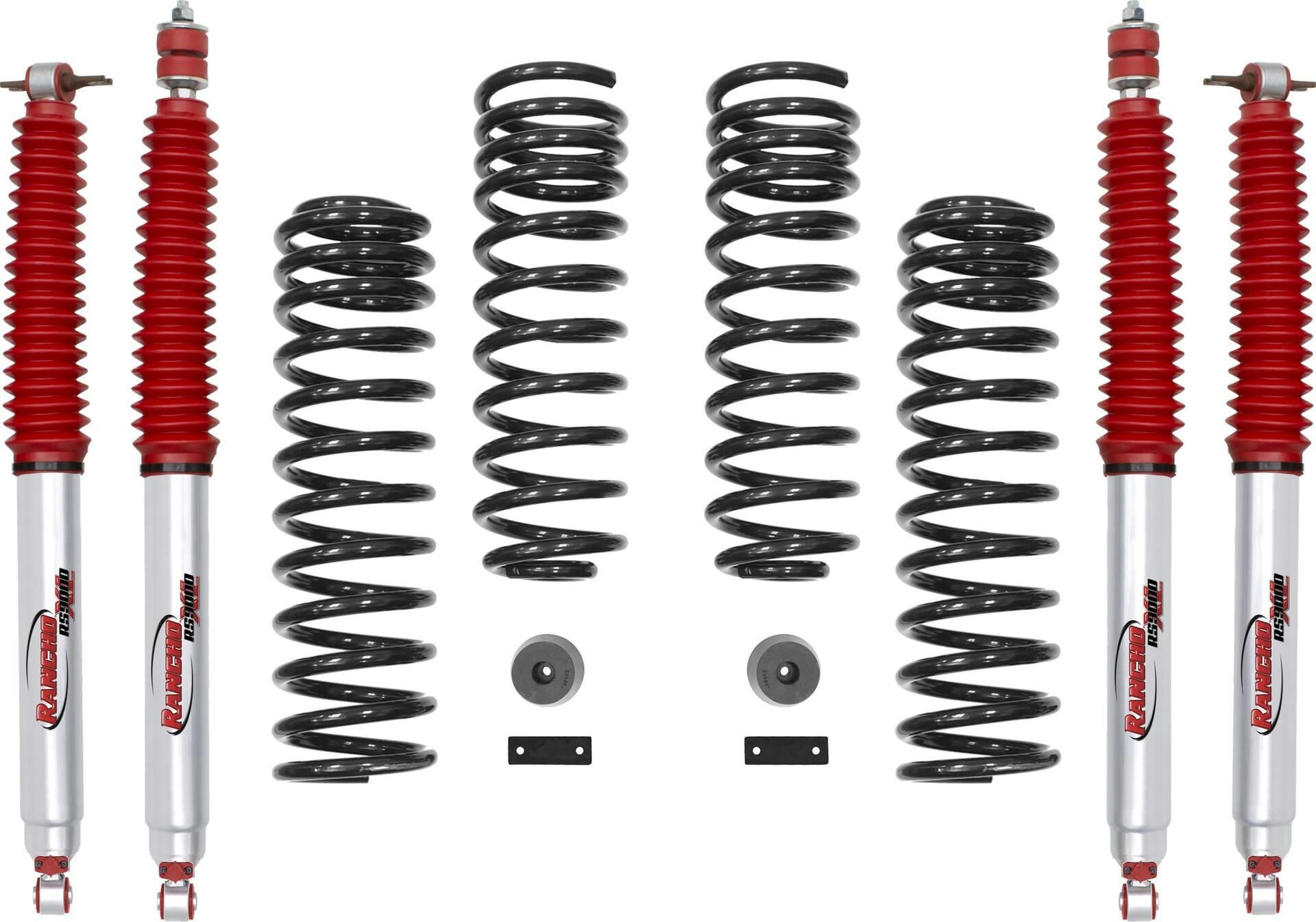 Rancho Lift Kit, 2007-2018 Jeep Wrangler JK 4 Door, Front/Rear