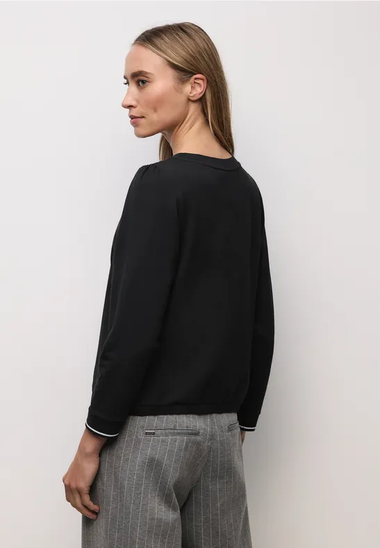 Softes Shirt mit Rippdetails