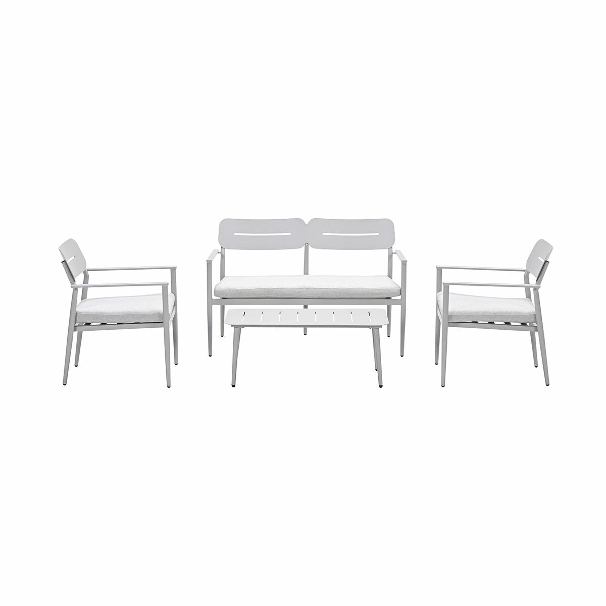 Garden Impressions loungeset Joss taupe 4-delig