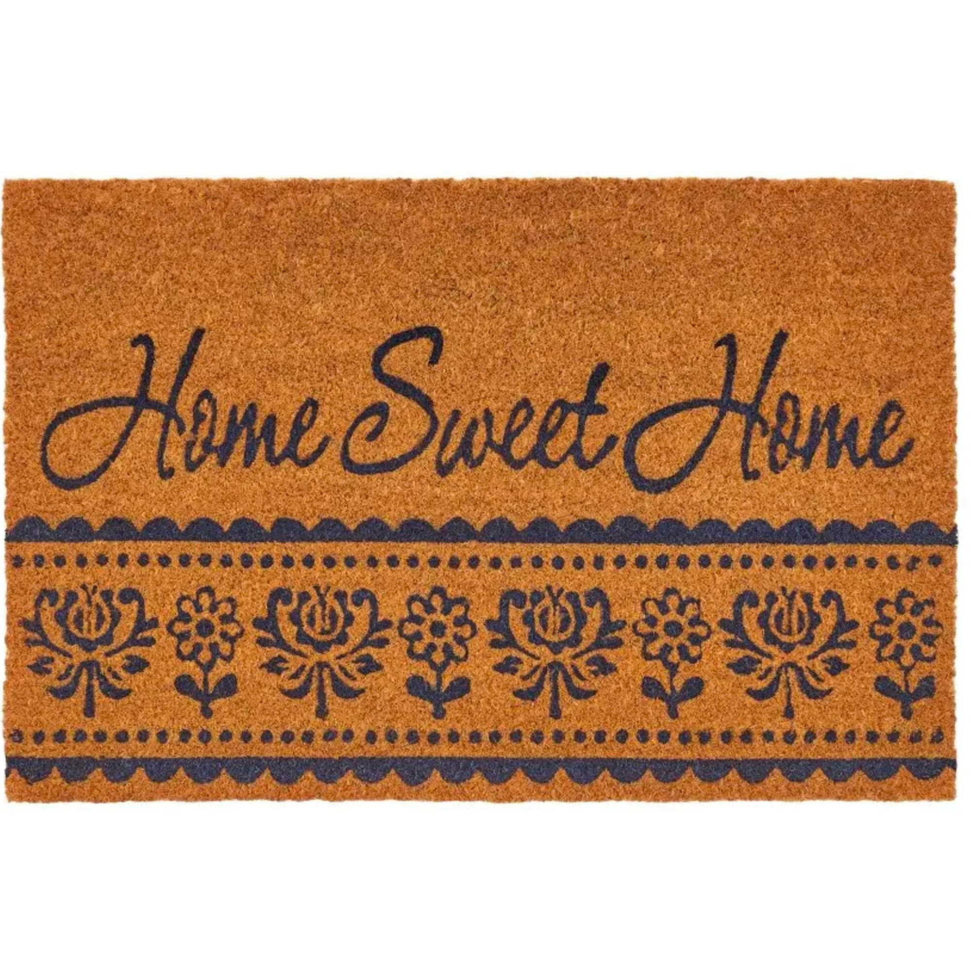 - Paillasson coco Home Sweet Home 60x40x1.5cm