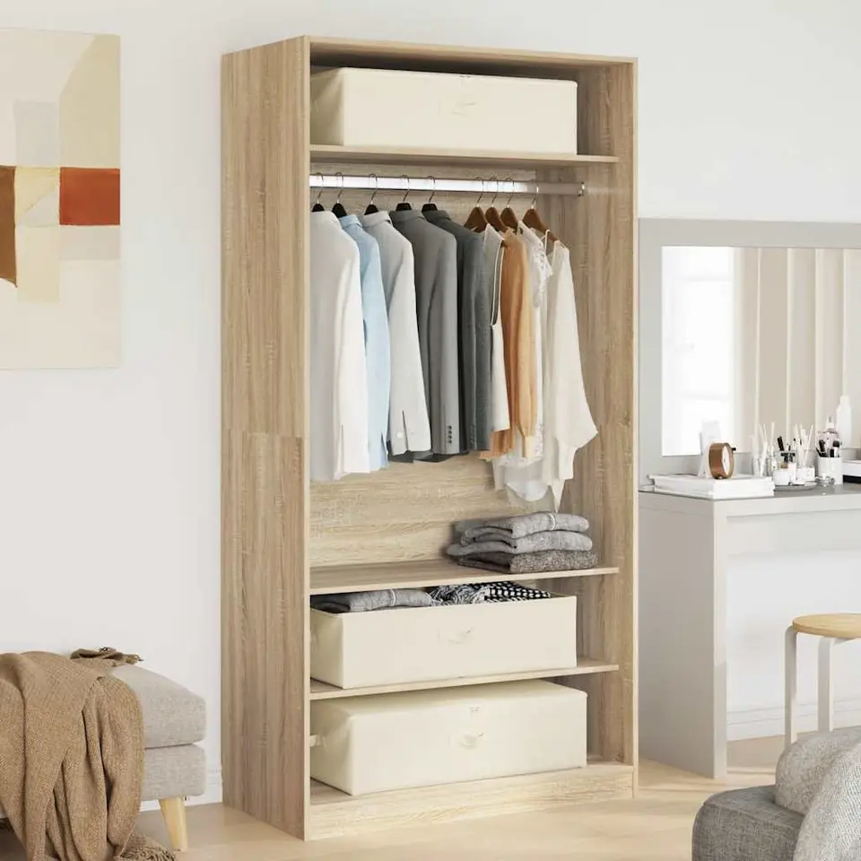 vidaXL - Opbergbox Opbergboxen - Cr&egrave;me - Stof - 2 stuks