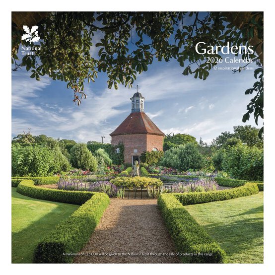 National Trust Gardens Wall Calendar 2026