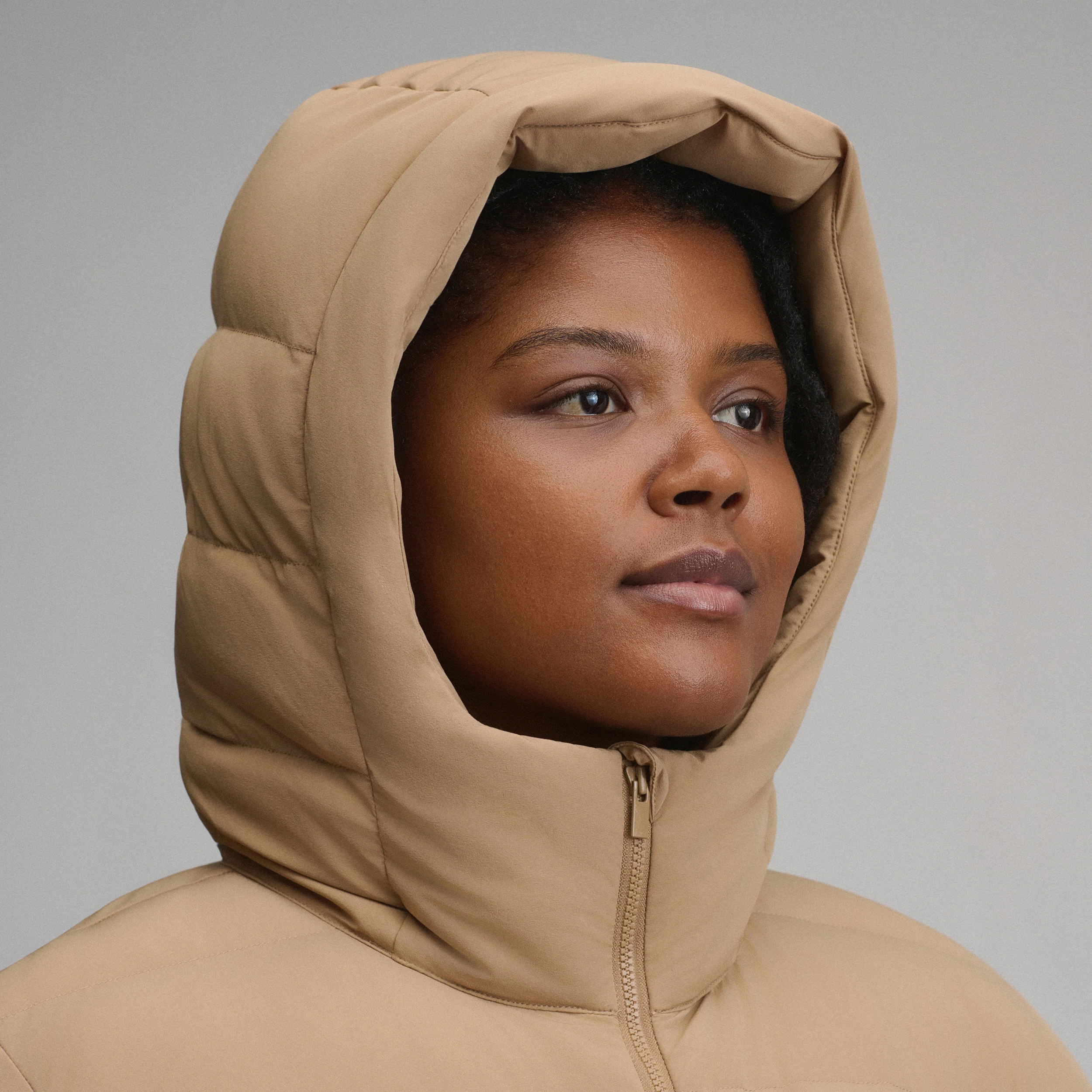 Women's EB Stretch Down Hooded Duffle Coat