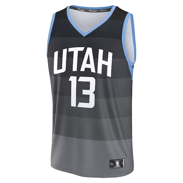 Walter Clayton Jr. Utah Jazz  2025/26 City Edition Fast Break Jersey - Black