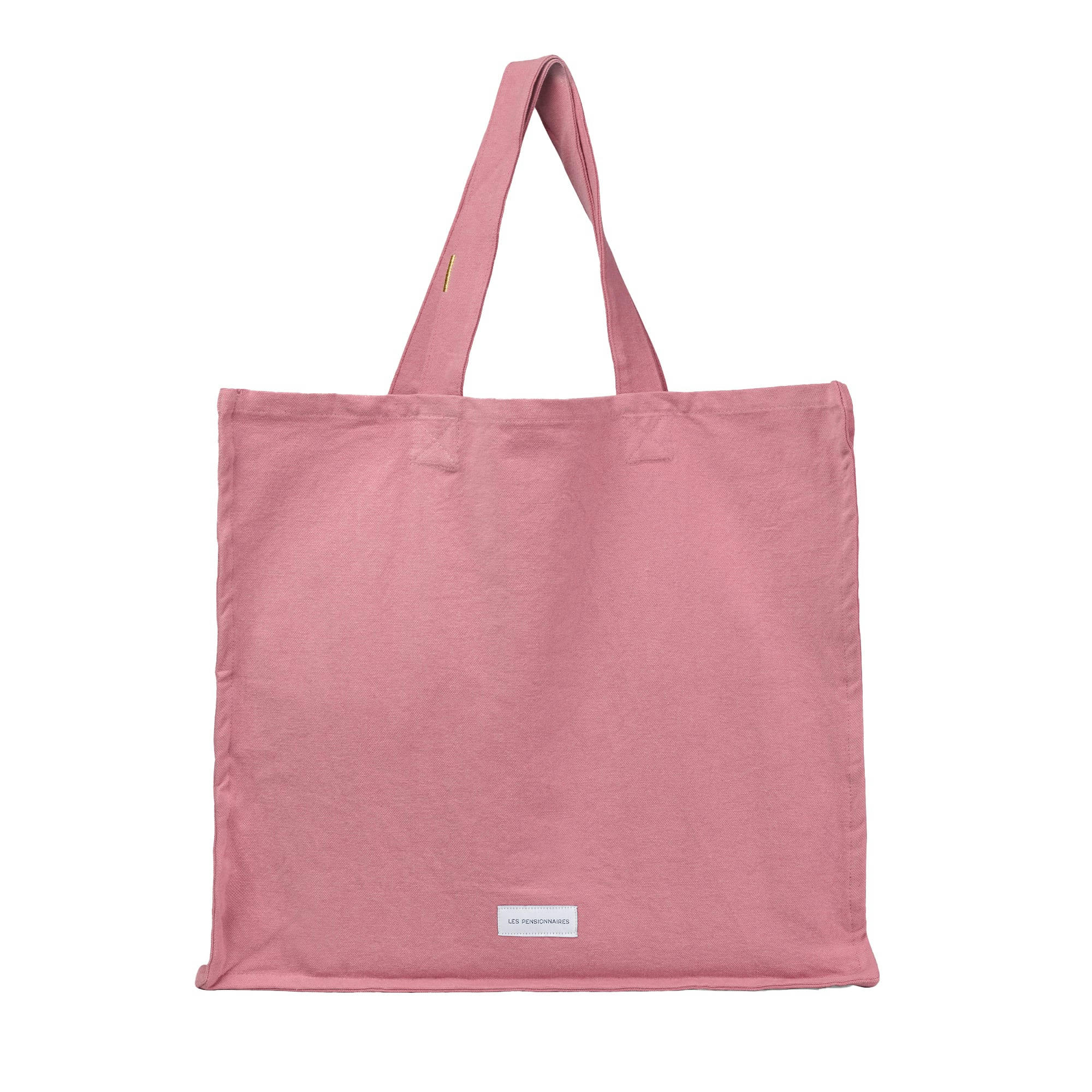 - Grand cabas en toile de coton bio bois de rose