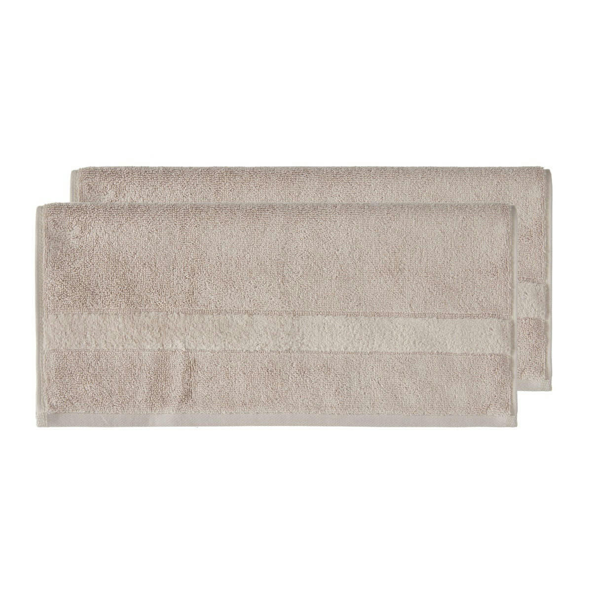 CALIFORNIA - 2 carrés invité 650 g/m²  sable 33x33 cm