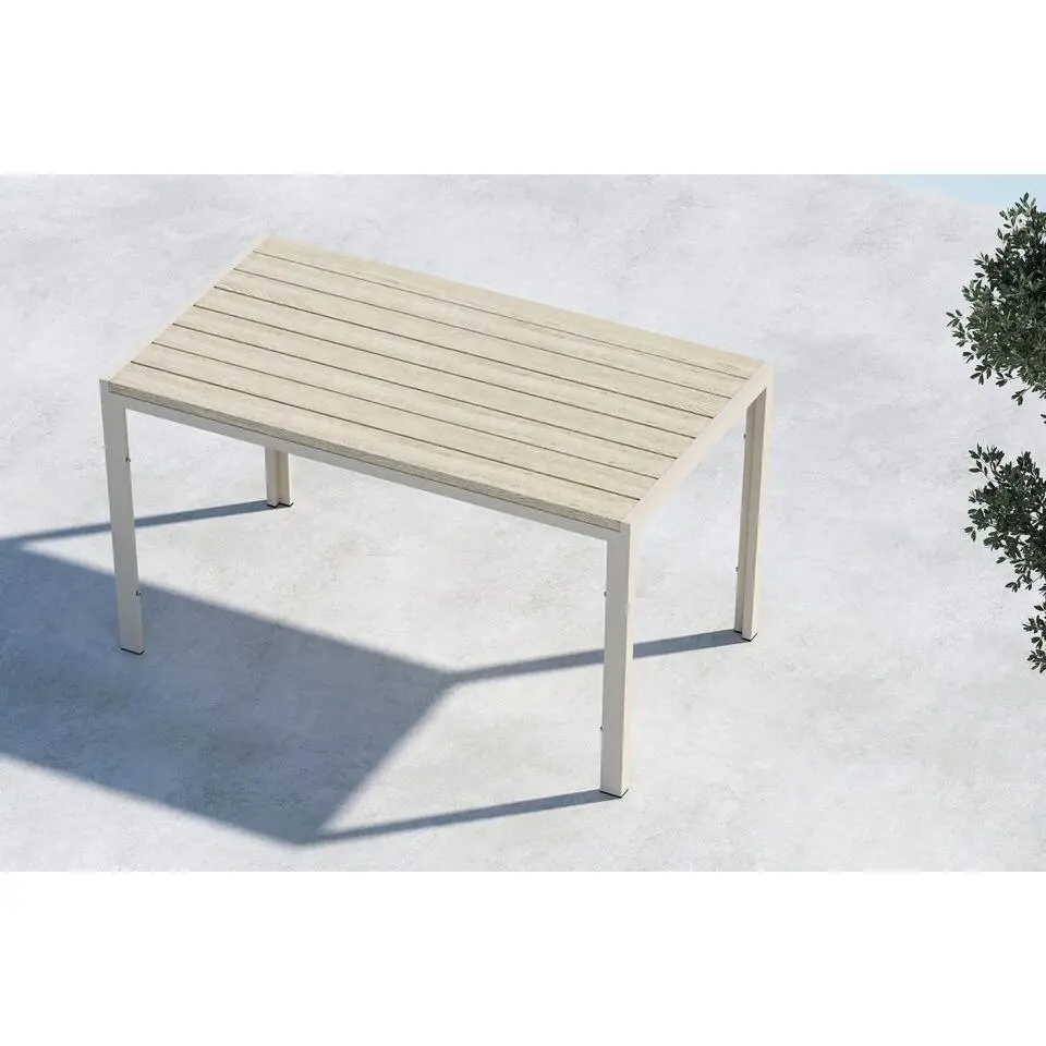 Svea - Farid eettafel - 140 x 80 x 74 cm - beige