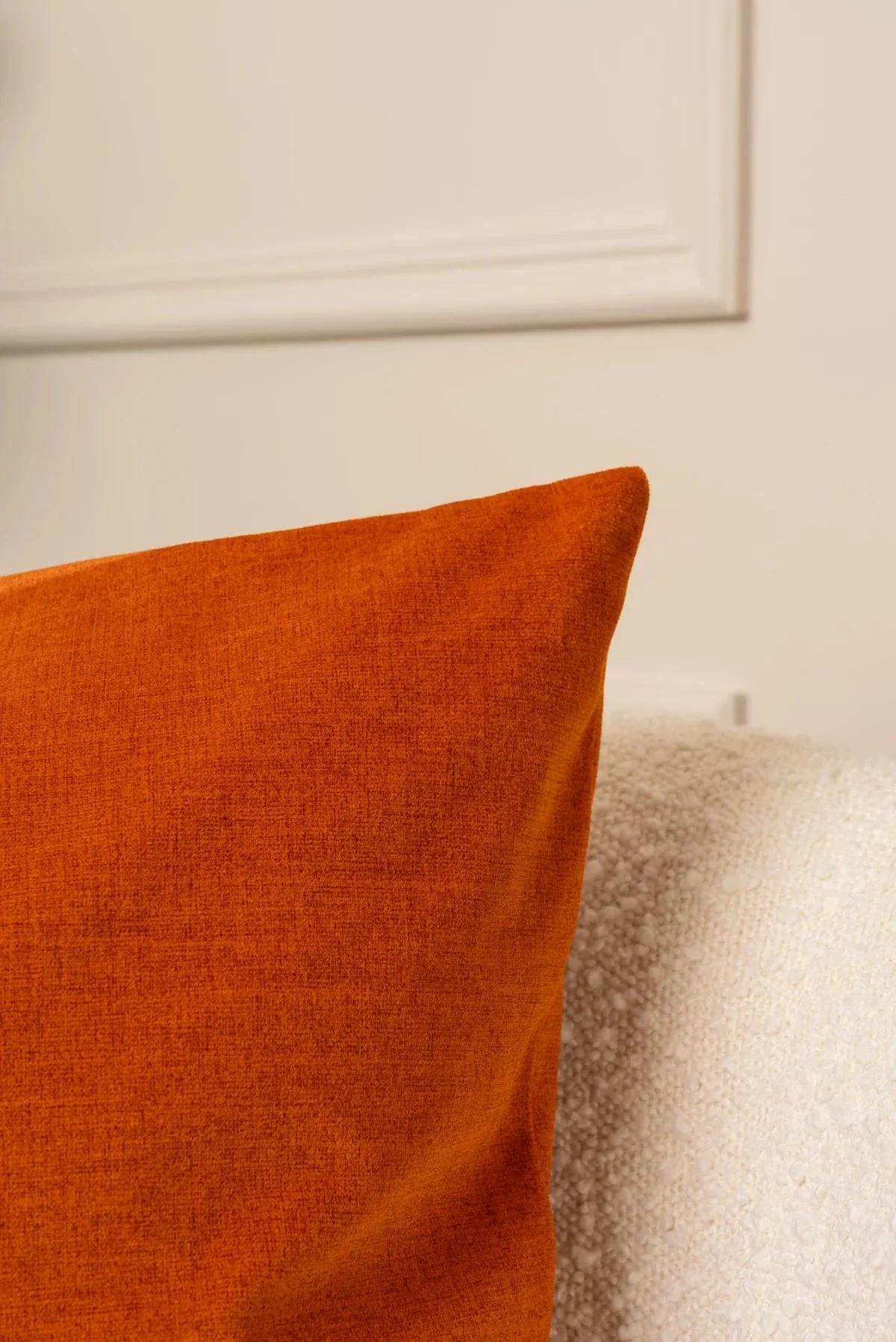 Lucy Orange Cushion 45cm