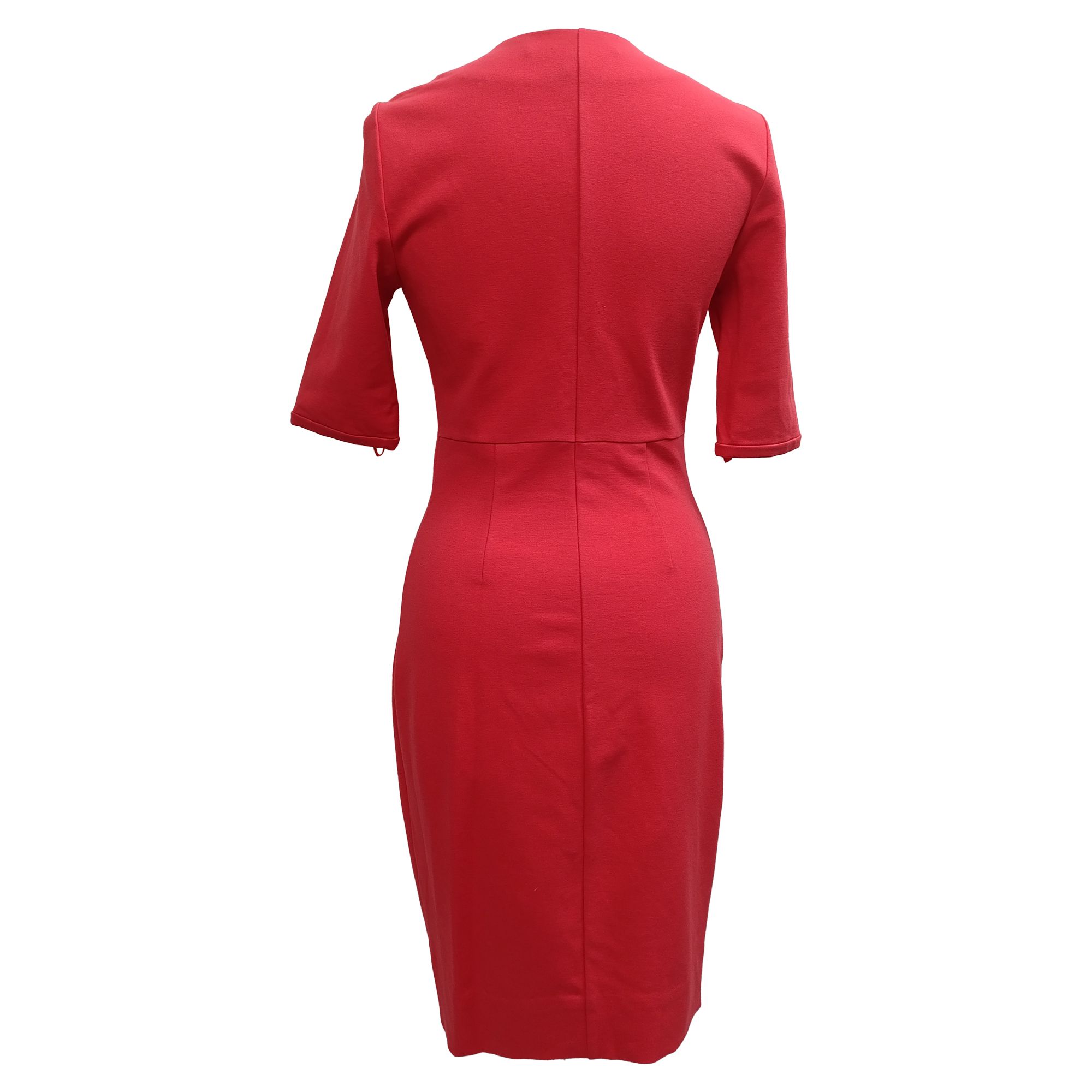 Diane Von Furstenberg Preloved Saturn Dress in Red Viscose