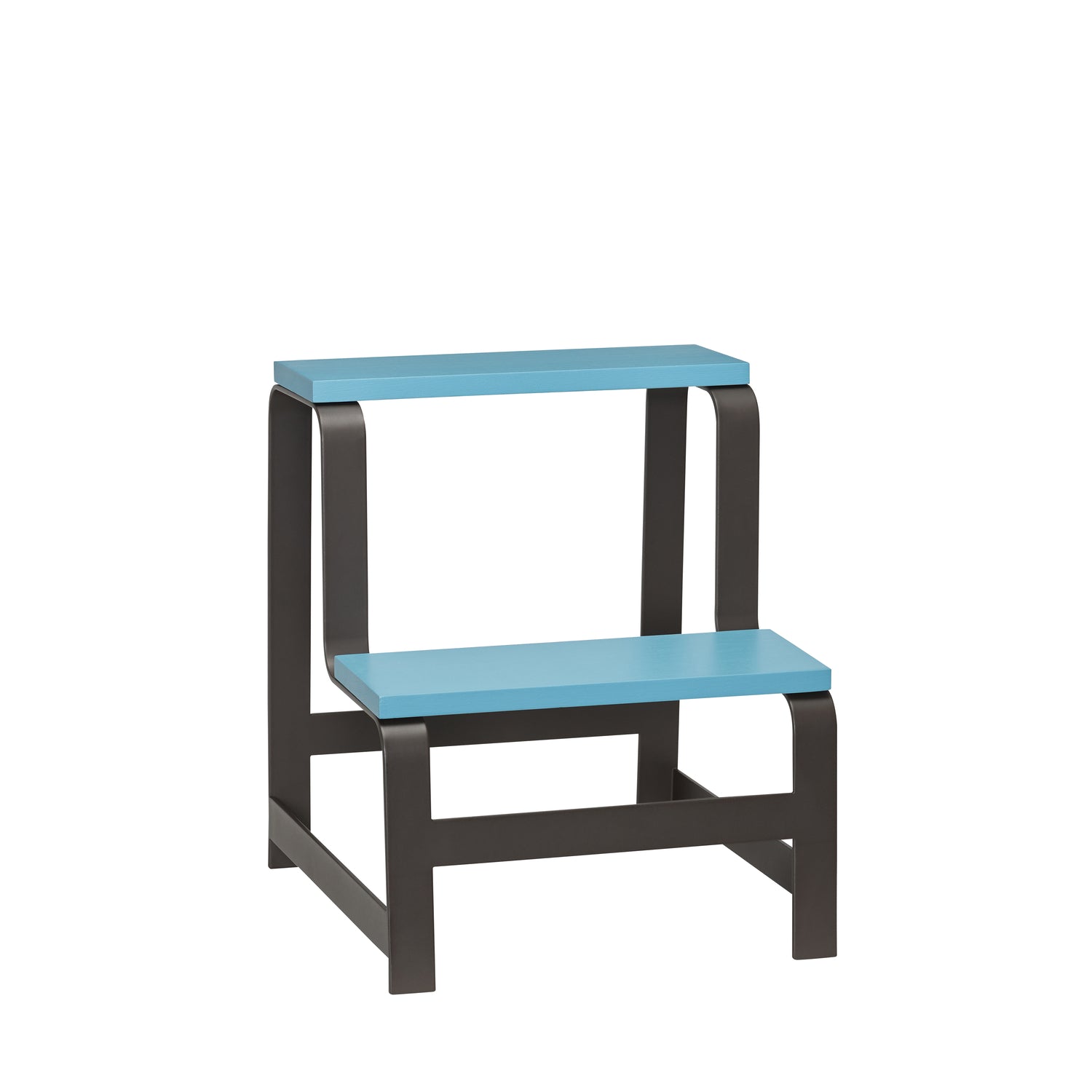 Hübsch kruk Step - ijzer/eikenhout - 44x40xh49cm