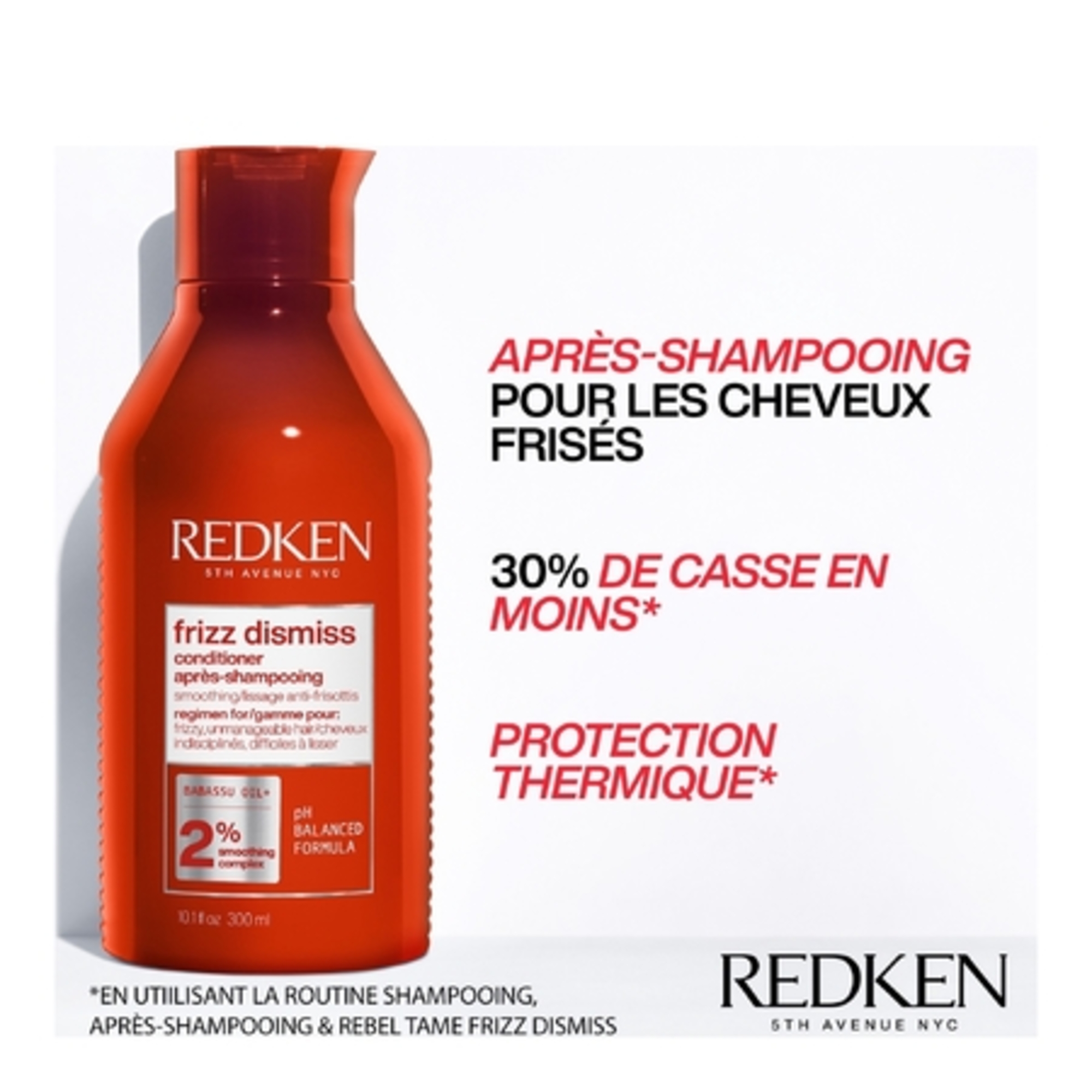 FRIZZ DIMISSAprès-shampoing anti-frisottis cheveux fins et cheveux épais