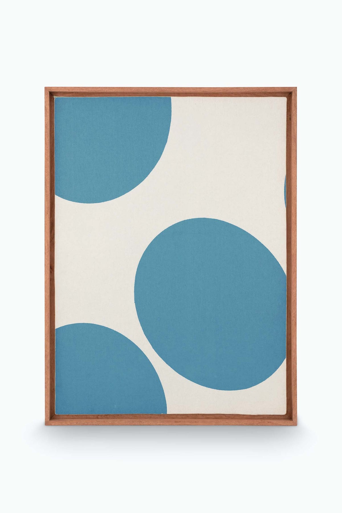 vtwonen - Wanddecoratie - Stippen - Hout - Lichtblauw - 60x80cm