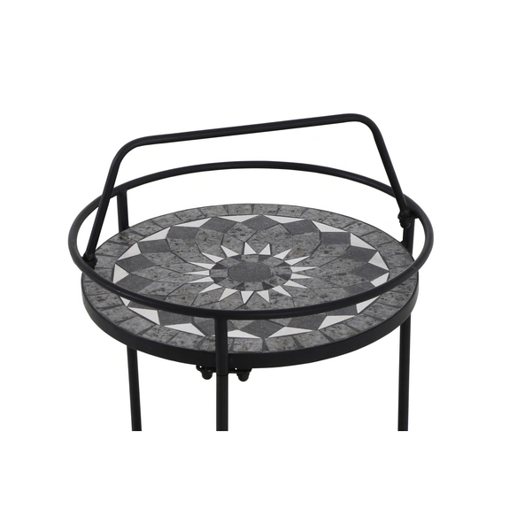 Beistelltisch »Como«, BxHxL: 41 x 74 x 41 cm, Tischplatte: Keramik