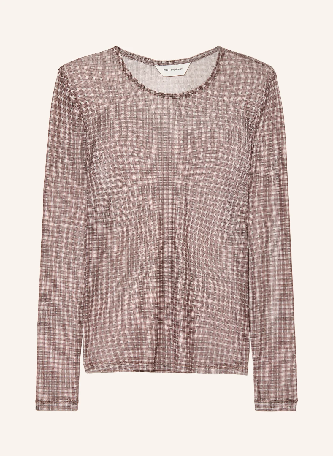 MSCH COPENHAGEN Longsleeve MSCHJANIE ILLENORA aus Mesh