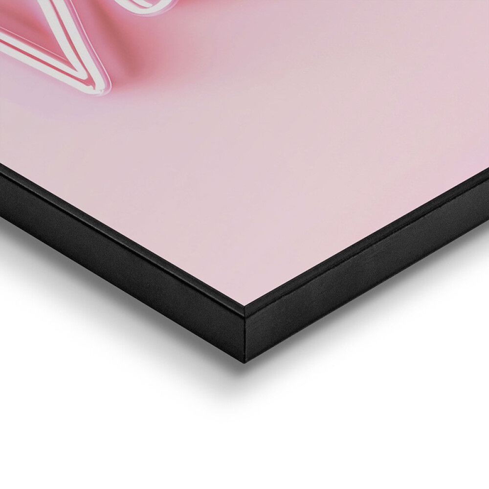 DEKORBILDE REINDERS PINK VIBES SLIM RAMME 30X40CM SVART