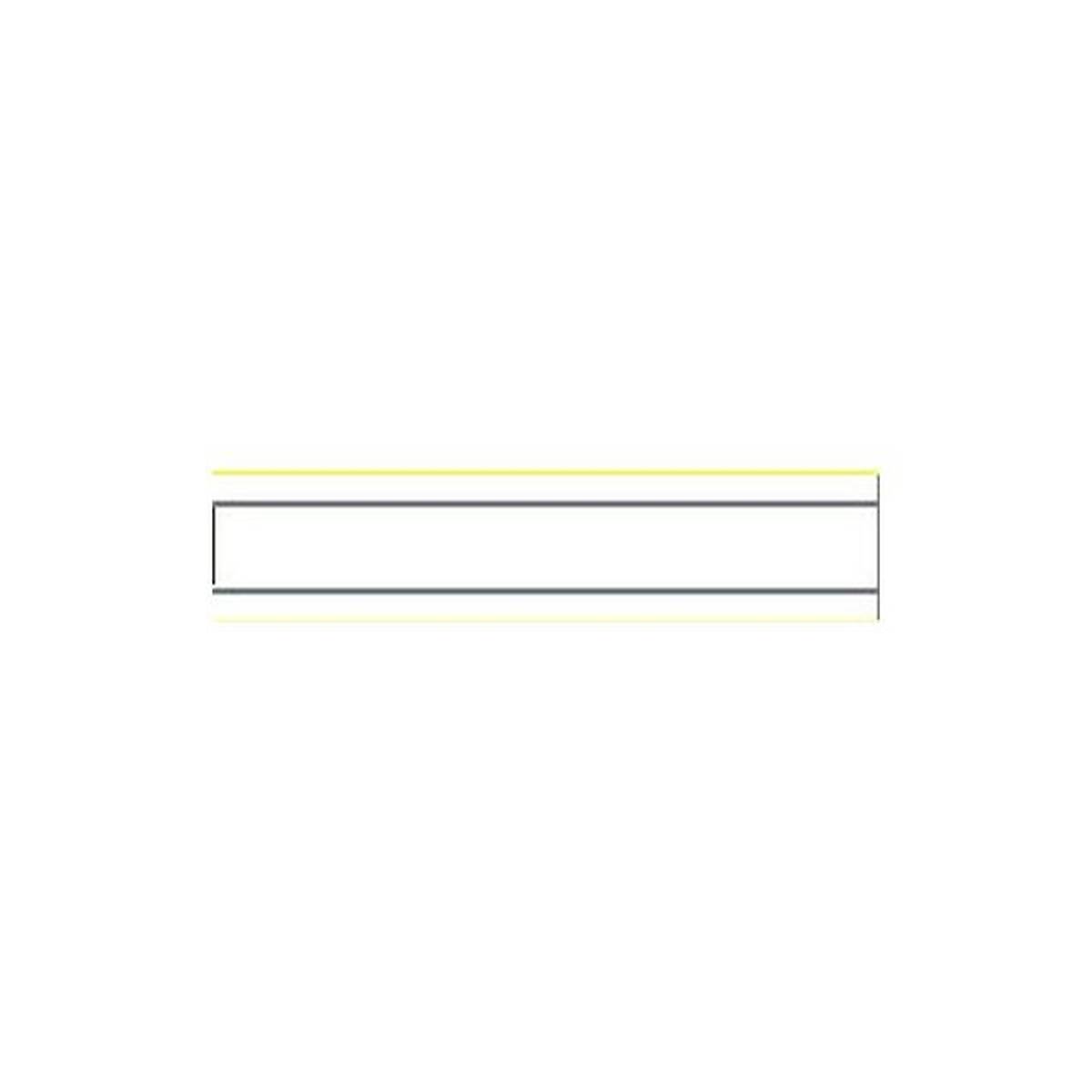 White Organza Silver Satin-Edged Ribbon 38mm x 4m